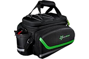 ROCKBROS Bike Trunk Bag 17L-45L Bike Rear Rack Bag Waterproof