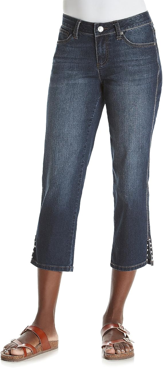 Earl Jean Petites' Denim Capris at Amazon Women's Jeans store