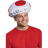 Disguise Men's Mushroom Hat - Adult Red
