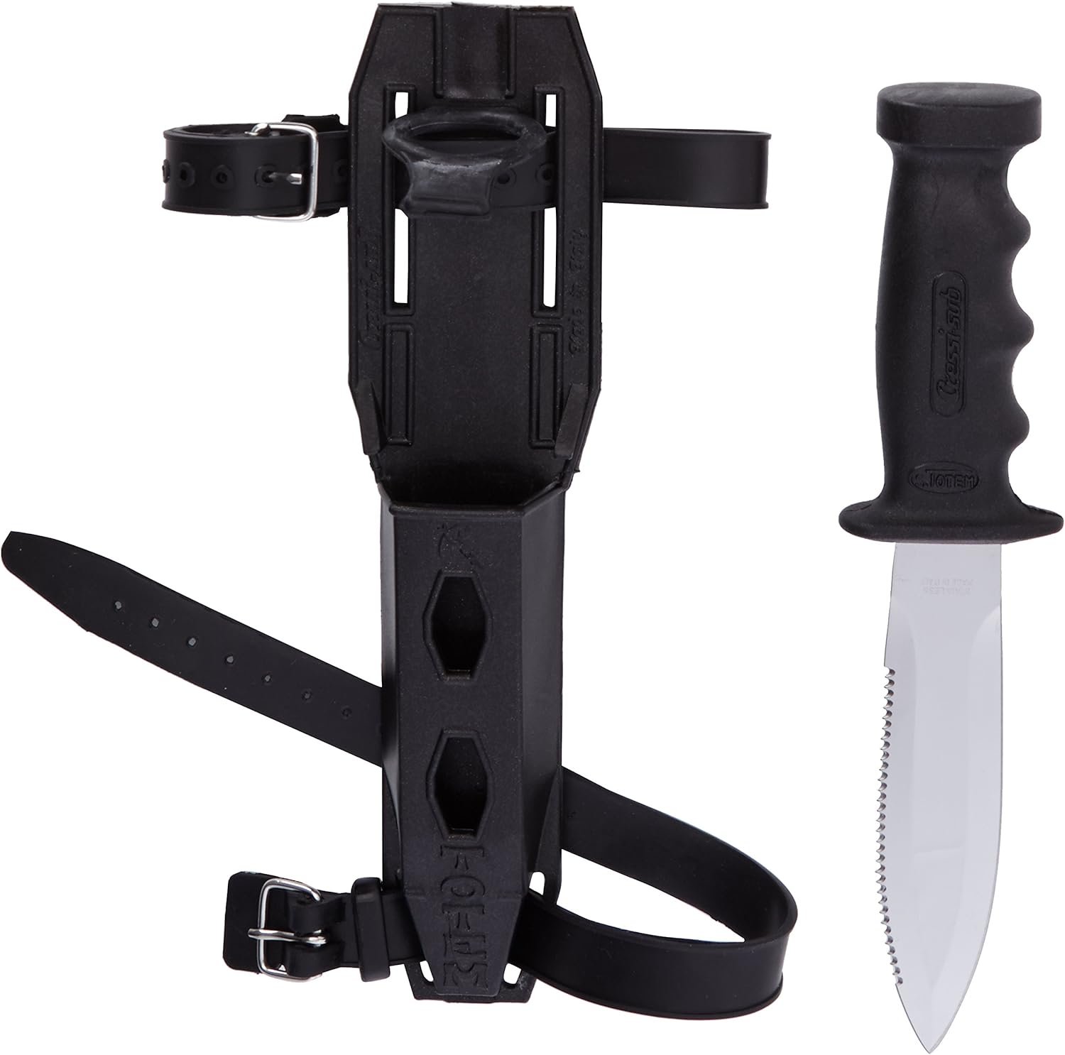 Cressi Supertotem Diving Knife Black Amazon.co.uk Sports & Outdoors