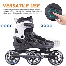 PAPAISON Adult Adjustable Inline Skates for Men