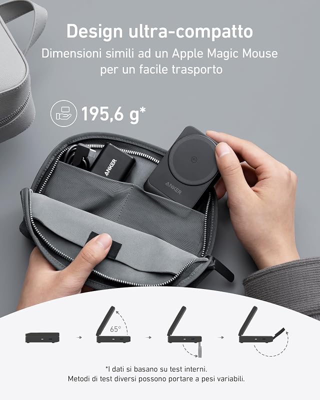 MagGo Caricatore Wireless iPhone 15W, Base di Ricarica 3 in 1