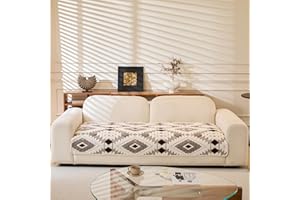 WEYOND Pet-Friendly Couch Covers for Sofa, Soft Plush Washable Sofa Covers for Dogs, Non-Slip Furniture Protector (Seat Cover