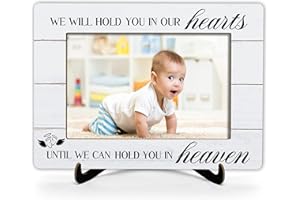wenhihsiy Memorial Gifts Picture Frame, Baby Photo Frames With Stand, Funeral Remembrance Gifts For Parent Who Loss Of Baby, 6x8 Picture Frame Tabletop Decor - Fits 4x6 Inches Photo（25）