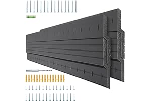 2-Pairs Heavy Duty 30-inch Aluminum French Cleat Hanger, Z Bar Clips Mount for Mirror and Picture, 200-Pound Max Load Secure 