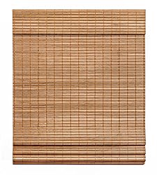 LazBlinds Cordless Bamboo Roman Shades, Light