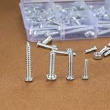 Vwoqiy 550 Pcs Round Head Screws Nuts Washers Set M3 M4 M5 with Box view 5