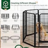 Yaheetech Lightweight Dog Playpen 8 Panels 100cm Fence Portable RV Camping view 6