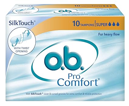 O B Pro Comort Super Tampons Heavy Flow 10 Pieces Amazon In