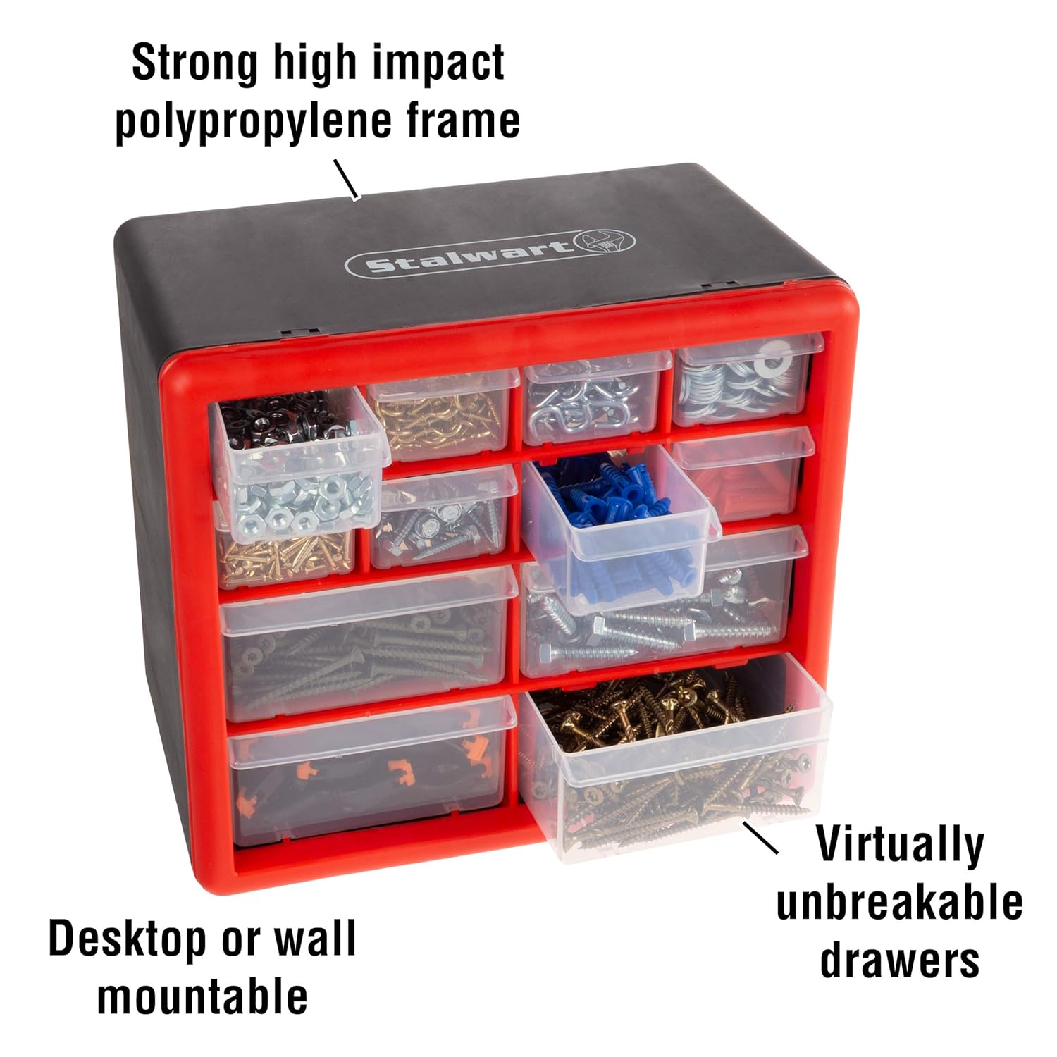 Beads And More By Stalwart Jewelry Storage Drawers 12 Compartment