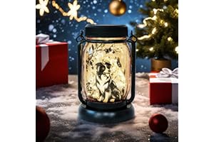PAPERBEAR Dog Butterfly Solar Lanterns, Outdoor Solar Lights, Border Collie Gifts, Corgi Gifts, Garden Decor, Patio Decor, Garden Gifts, Gifts for Dog Lovers, Dog Memorials, Dog Gifts for Women, Gifts for Girls