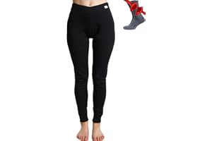 Merino Wool Base Layer Women Pants 100% Merino Wool Leggings Thermal Underwear Bottoms Lite, Midweight, Heavyweight and Socks