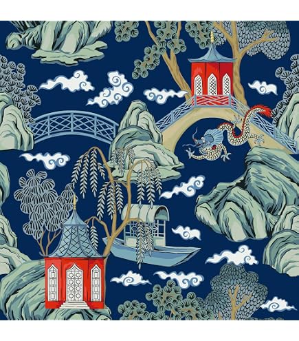 Joules Forest Chinoiserie Wallpaper – Antique Crème With Hand-Painted Blooms & Pheasants - View #9