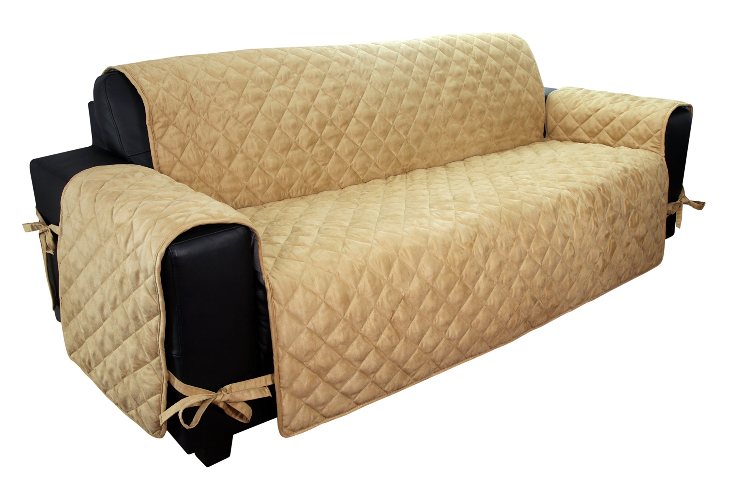 Floppy Ears Design Waterproof Faux Suede Microfiber Stay In Place Couch