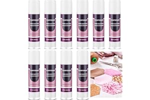 Chivertion 10 Pcs Temporary Fabric Glue 0.28 oz Water Soluble White Fabric Glue Stick for Man Woman Sewing and Craft and Home Use