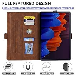 Dteck for Samsung Galaxy Tab S10+ Plus 2024/S9