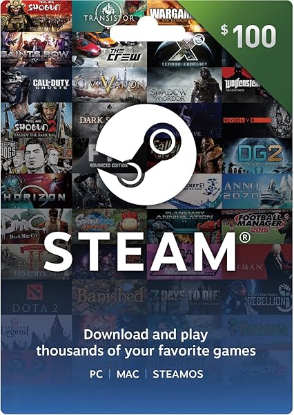 Amazon Com Steam Gift Card 200 Video Games