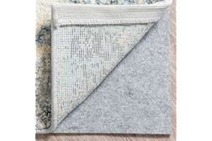 MAYSHINE Premium Felt Rug Pad 8x10 Feet, Thick Rug Pads for Hardwood Floors, Laminate, Vinyl, Stone, Carpet & Tile, Under Rug Padding