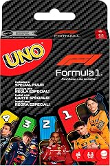Mattel Games UNO F1 Card Game Ages 7+ 2-10 Players Racing Theme