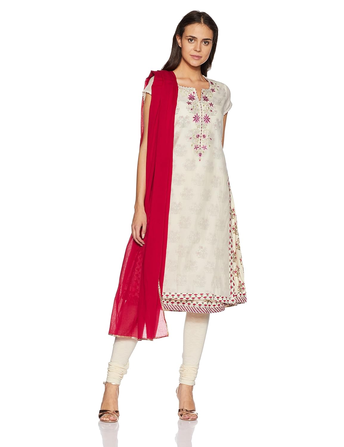 biba women's a line salwar suit
