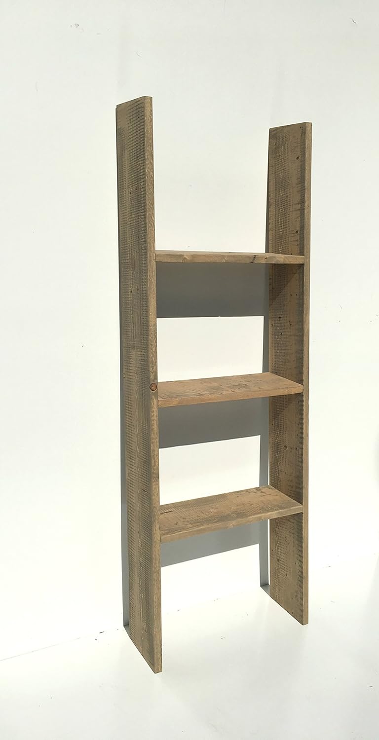 Amazon Com Rustic Decor Ladder Free Standing Shelving Farmhouse