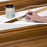 D-Line 4m Quarter Round Cable Trunking Kit Wood Effect Self Adhesive Floor Trim view 5