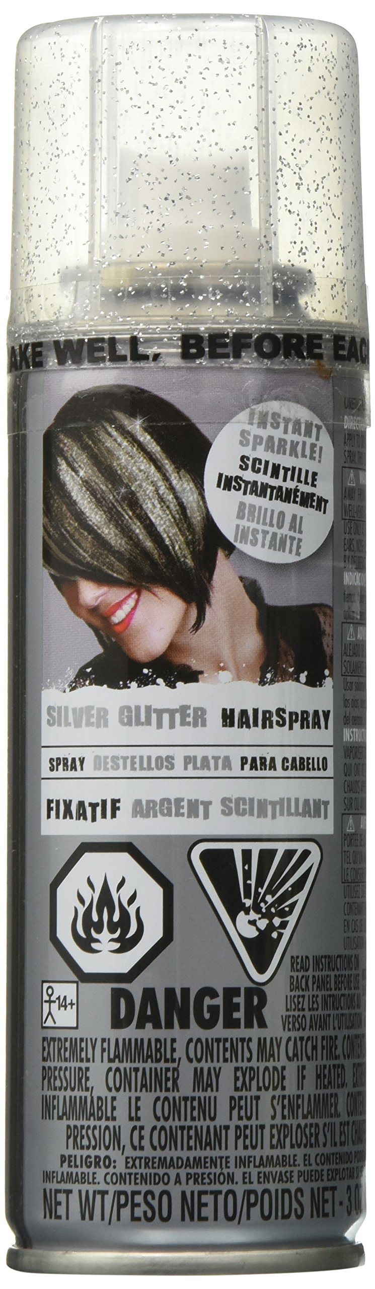 Orchid Sparkle Purple Glitter Spray Temporary Hair Color 3