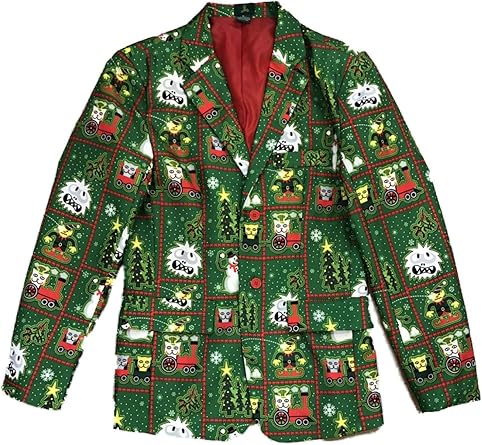 christmas cat suit jacket