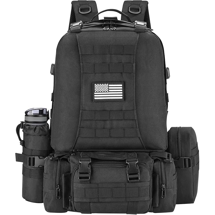 KXBUNQD Sac à Dos Tactique Militaire D'assaut étanche 3 Jours