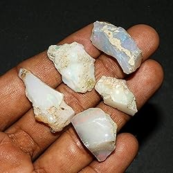 GEMKORA™ (20mm+) 2pcs Natural Raw Ethiopian Opal