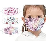 3PCS Kids Children 2 Layer Reusable Cotton Cloth Face Mask Cartoon Printed Mask