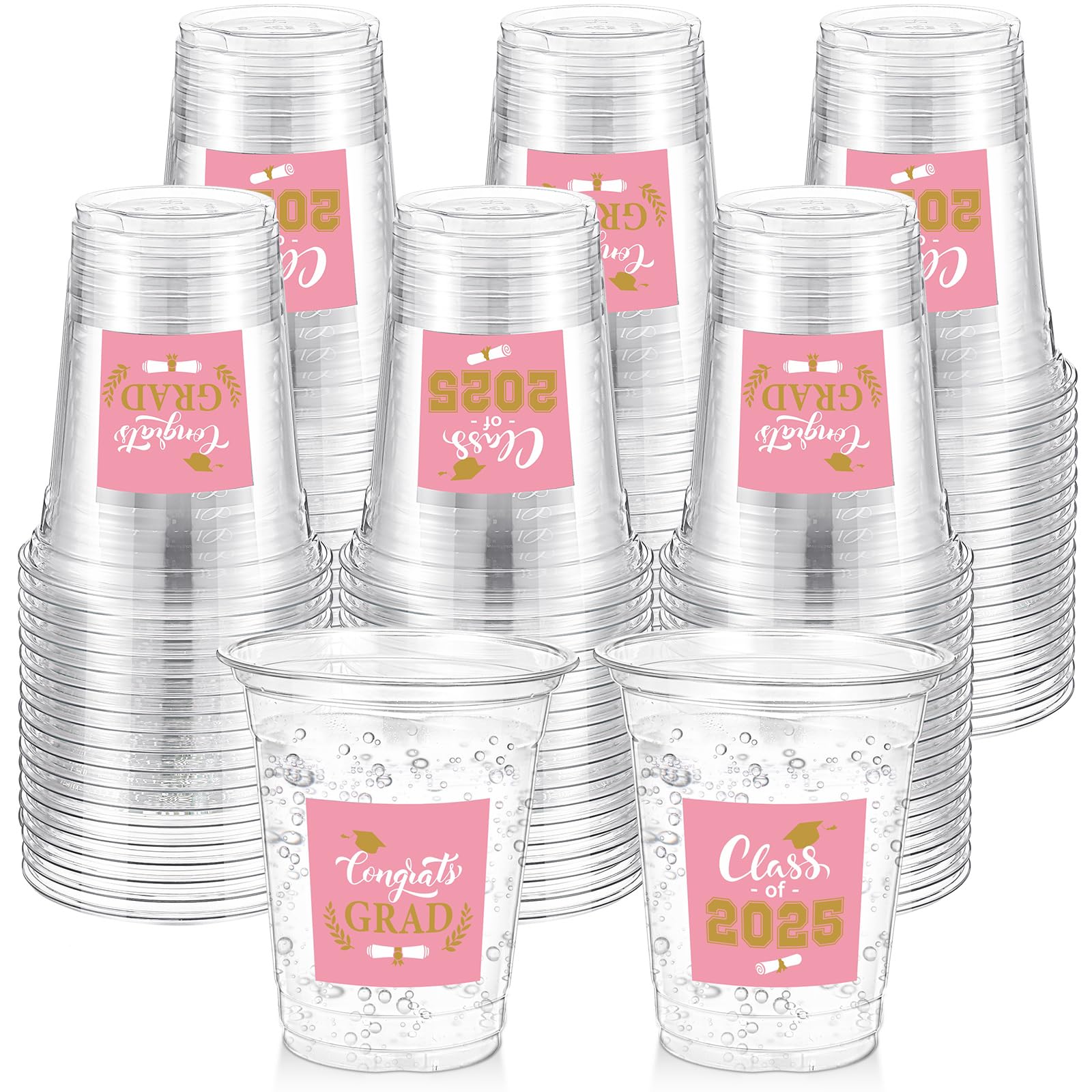 Amyhill 60 Pack 12oz Graduation Cups Bulk Class of 2025 Celebration ...