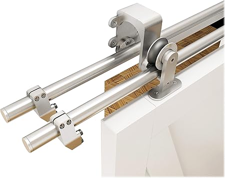Amazon Com Diyhd 8ft Brushed Stainless Steel Sliding Hardware Top