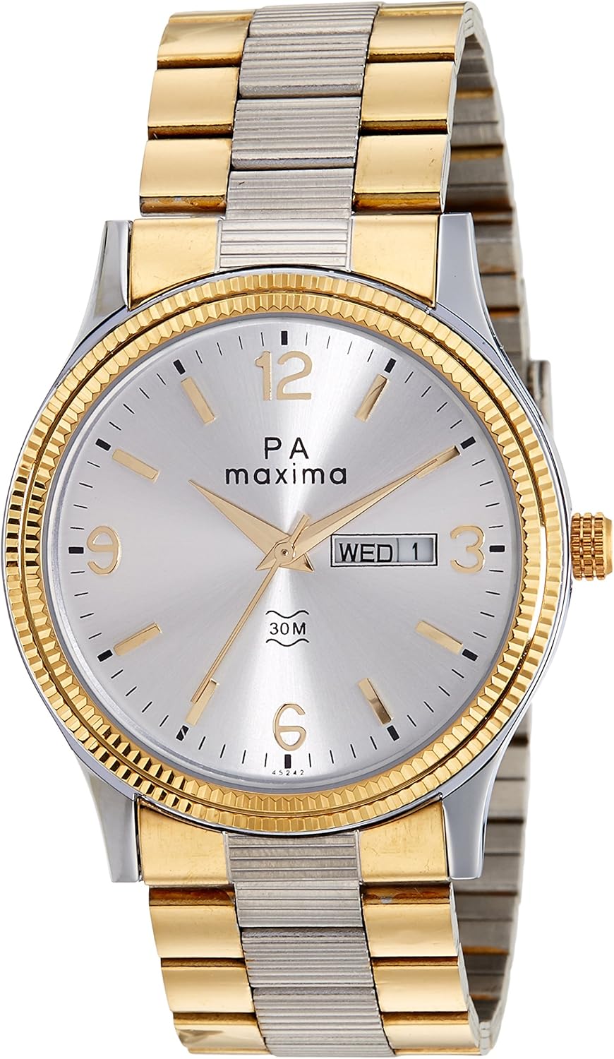 Buy Maxima Analog Silver Dial Men's Watch 45242CMGT Online at Low