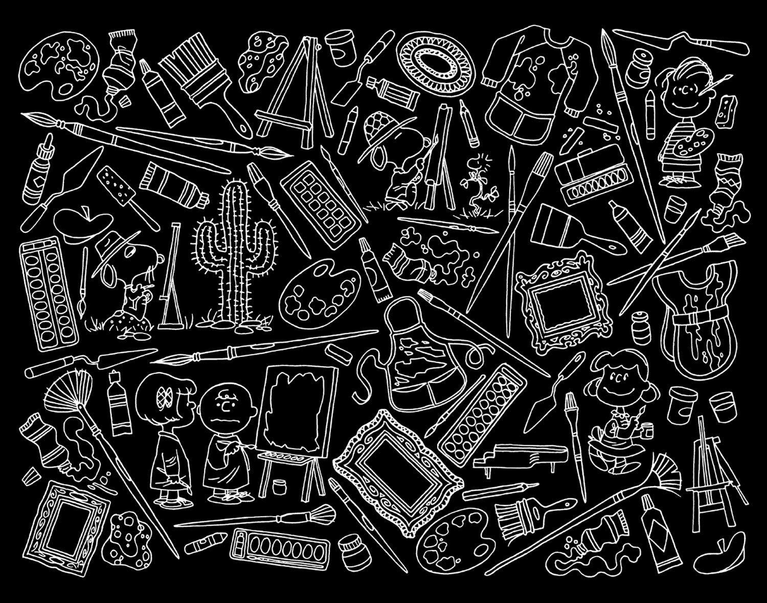 Snoopy Play With Peanuts 大人のためのヒーリングスクラッチアート チャールズ M シュルツ 本 通販 Amazon