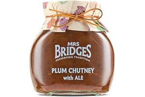 Mrs Bridges Plum Chutney with Ale, Made in Scotland, 10oz Jar (Pack of 1)
