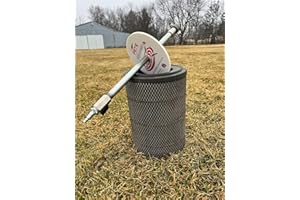 Air Filter Cleaner JUNIOR by Pete Industries, 360º rotating nozzle, Cleans 3.5"-8" ID, Made in USA- Compact Equipment Filter Cleaning Tool for Landscaping, Skid Steers, Mini Excavators, Mini Loaders.