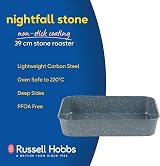Russell Hobbs Nightfall Stone Roaster 39cm Deep Non-Stick Carbon Steel view 2