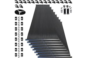 SOLARPOOLSUPPLY Highest Performing Design - DIY Solar Pool Heater Kit - 15-20 Year Life Expectancy (8-4x10 / 1.5" I.D. Header)