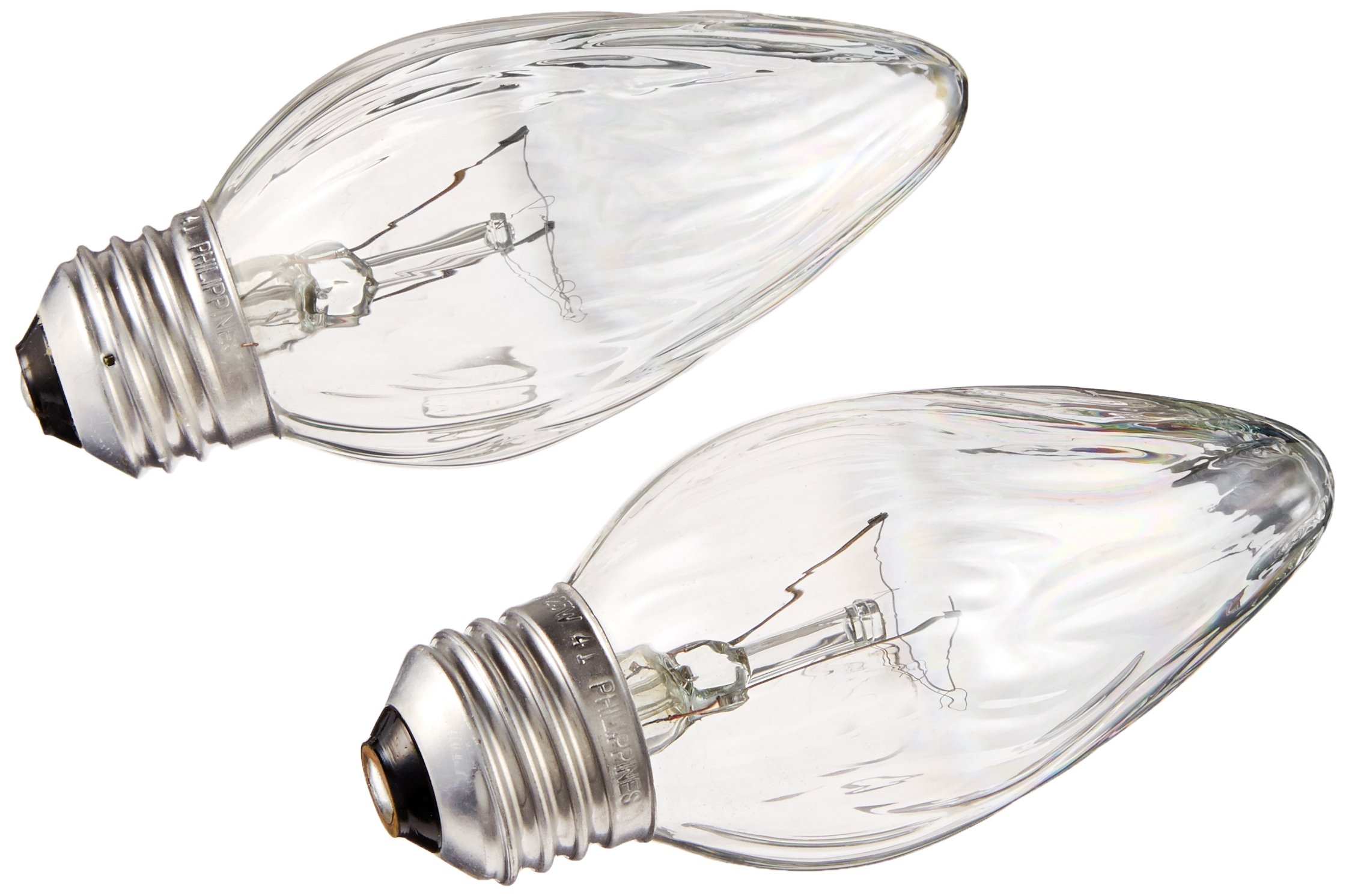 Photo 1 of G E LIGHTING 75340 Flame Shaped Auradescent Bulb, 25W, 2-Pack