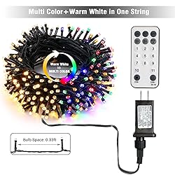 BrizLabs Christmas Lights, 180ft 500 LED Color