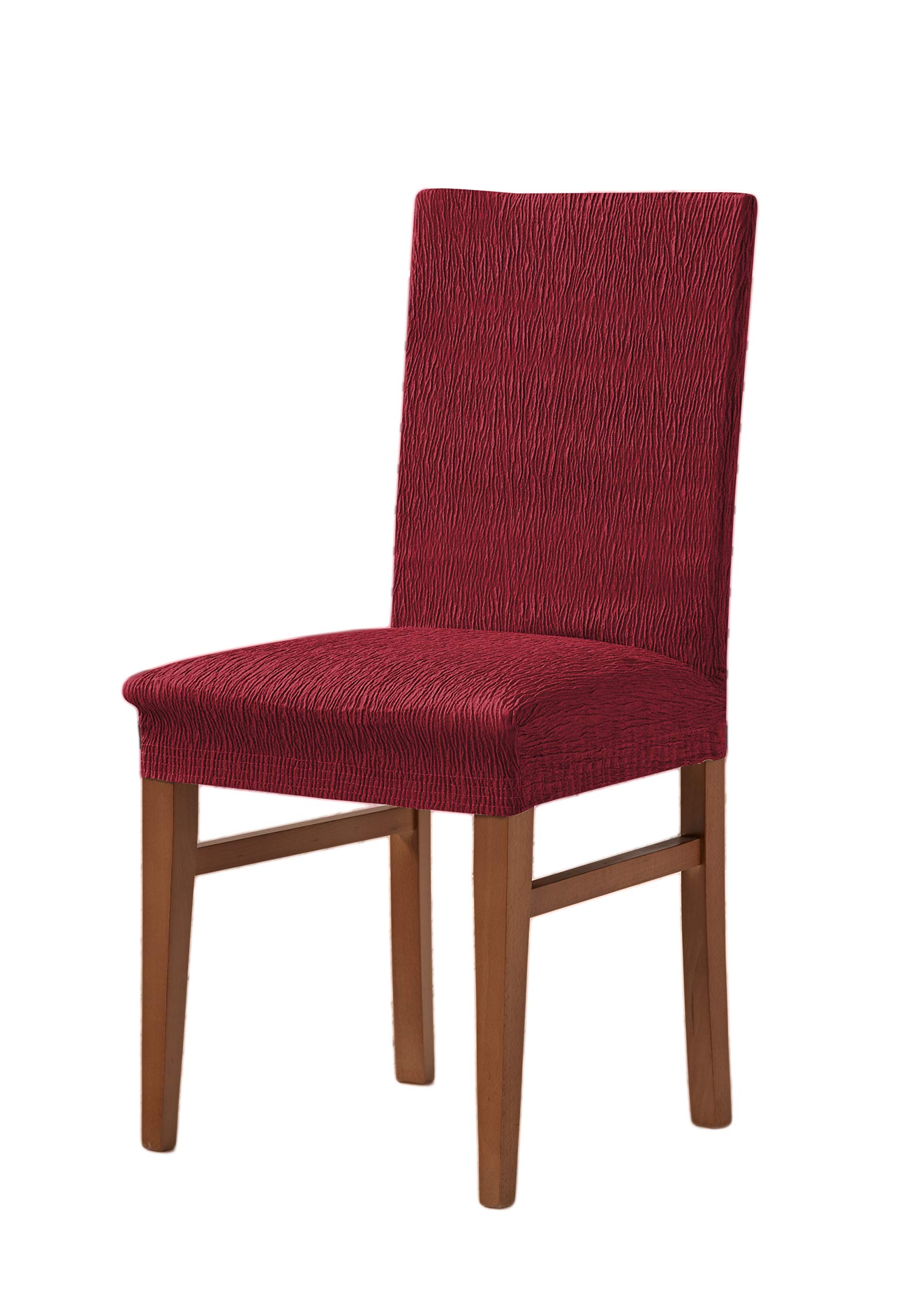 Zebra Print Fabric Elasticated Beta 204 Chair, Red