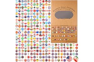 Fumete 289 Pcs Flags Push Pins for Map World Creative Push Pins National Flag Thumb Tacks Creative Drawing Thumbtack for World Travel Map, Bulletin Board, Pinboard, Office