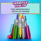 Sharpie Glam Pop Permanent Markers Fine Point 34 Assorted Colours view 5