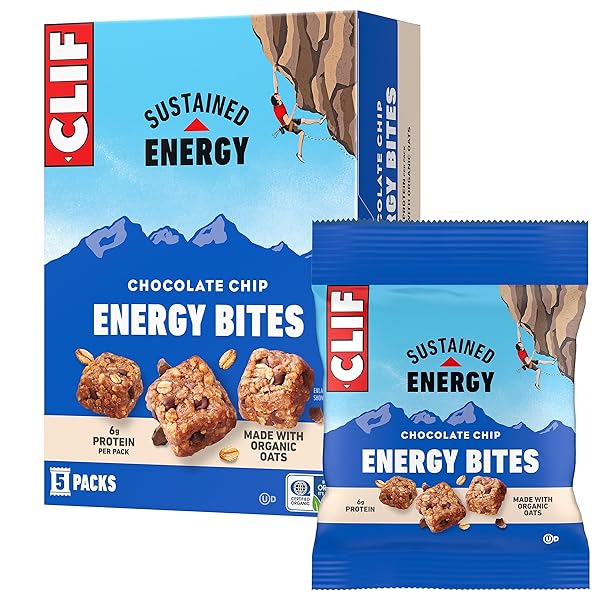 ​​CLIF BAR ENERGY BITES – CHOCOLATE CHIP –...