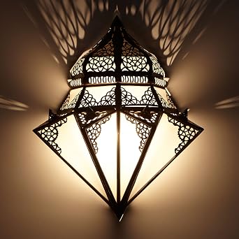 Orientalische Wandlampe Marokkanische Wandleuchte Ruhi H 42 X B 32