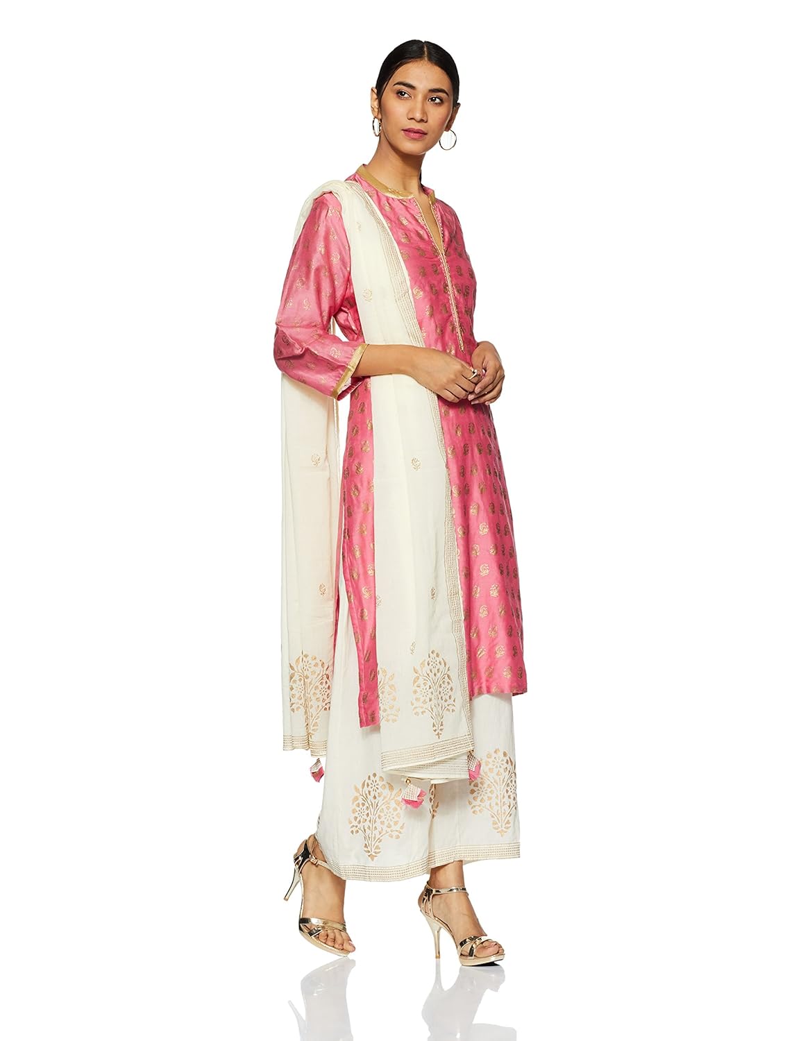 biba women's straight salwar suit