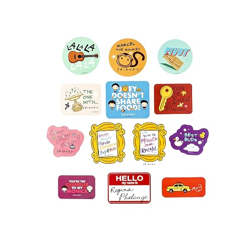 Friends TV Show Sticker Pack - 50 Officially Licensed Vinyl Decals For Laptops, Water Bottles & More - View #4