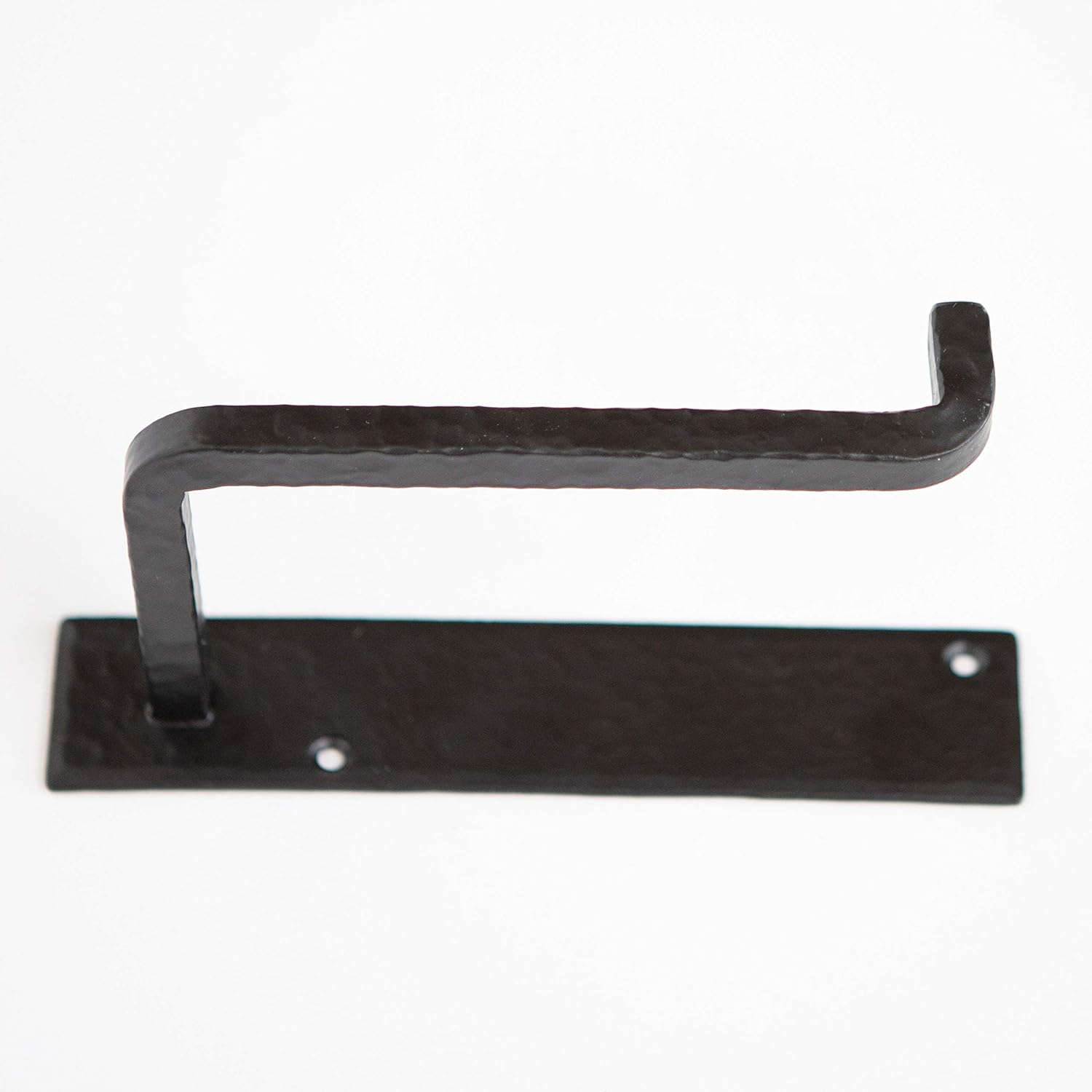 Handmade Wrought Iron Toilet Paper Holder Black Iron Bathroom