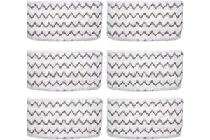 BIHARNT 6 Pack S1000 S2001 Steam Mop Replacement Pads for Shark S1000 S1000A S1000C S1000WM S10001C S1200 & S2001 SteamSpot Steam Mop